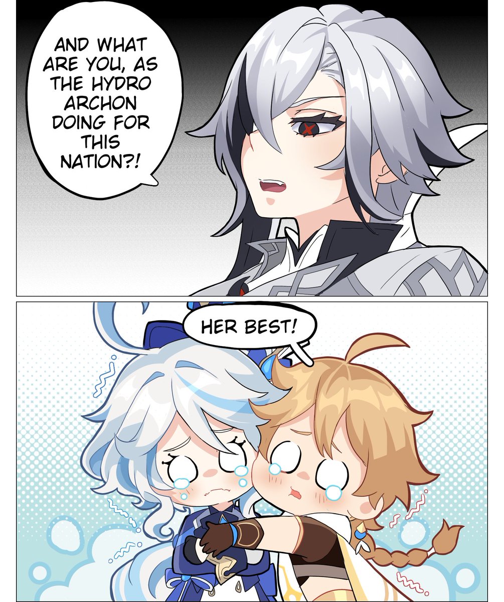 Furina get behind me 😔🤲
#Arlecchino #Focalors 
#genshinimpact #genshinfanart #HoYocreators