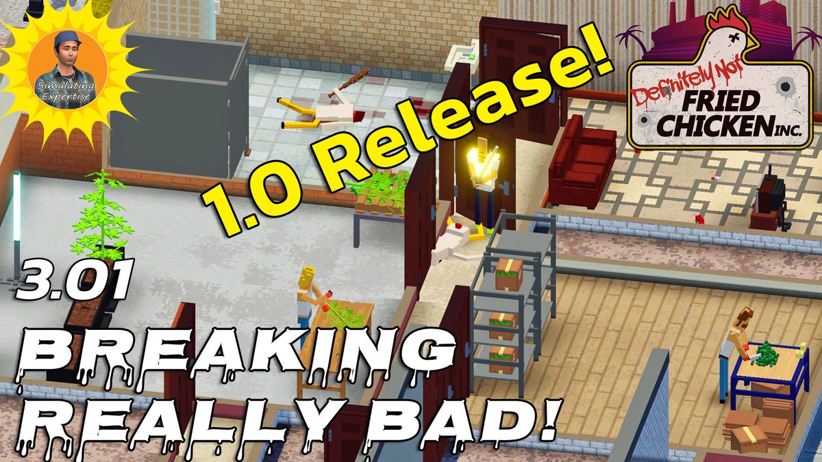 ajaxpost's tweet photo. After a short but productive Early Access, our favourite drug business tycoon game has been released. In this episode I set up a basic drug factory, make my first delivery and incur the wrath of The Major!
Watch: https://t.co/yBtbamtIYC
#dnfc #indiegame #LetsPlay #youtubegaming https://t.co/iVkTKn1CoG