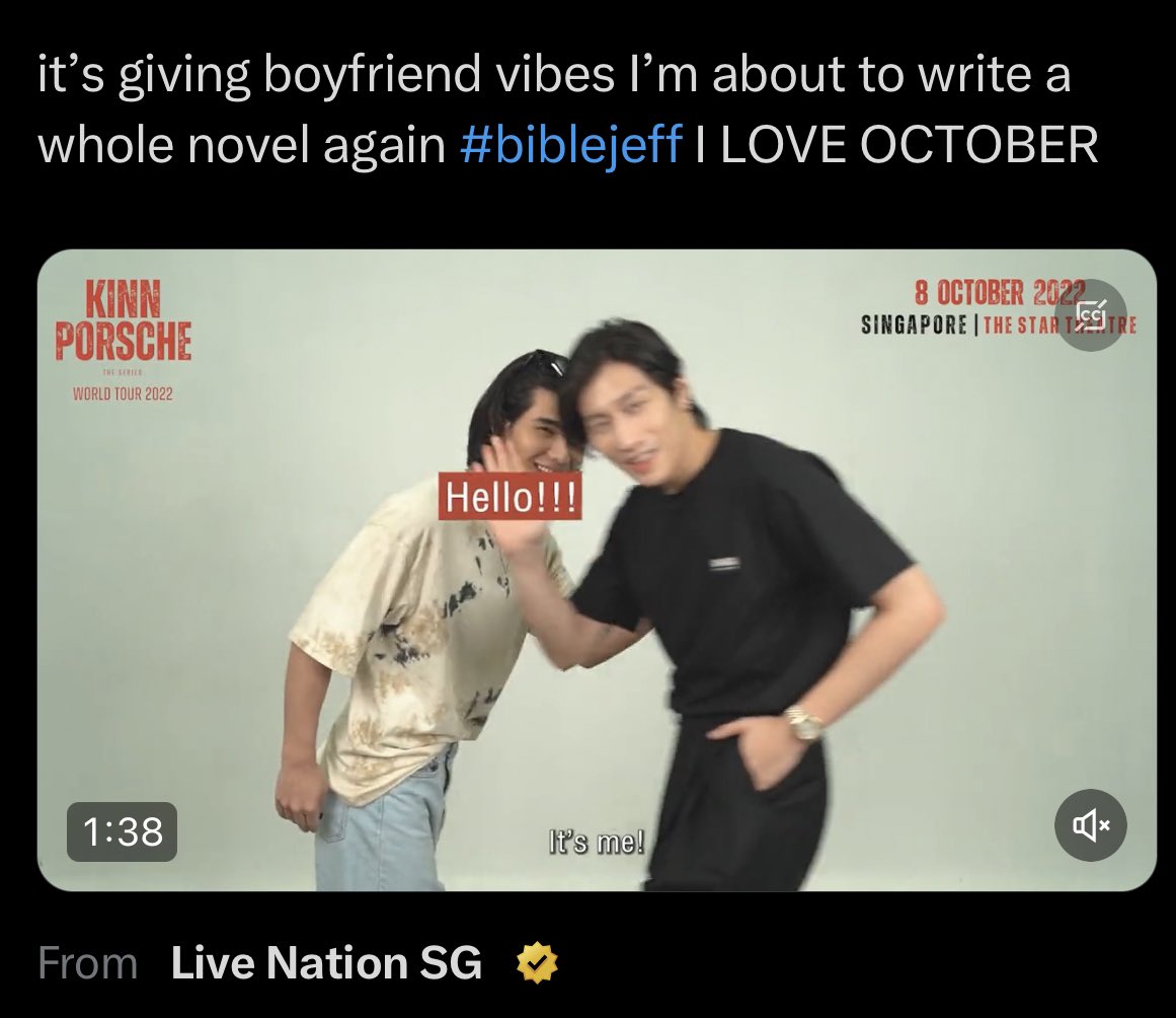cinnamonskull_'s tweet photo. this is why we call October jeben anniversary ❤️❤️
#BibleJeff #ไบเบิ้ลเจฟ #เจฟไบเบิ้ล https://t.co/B4cSxEz75c