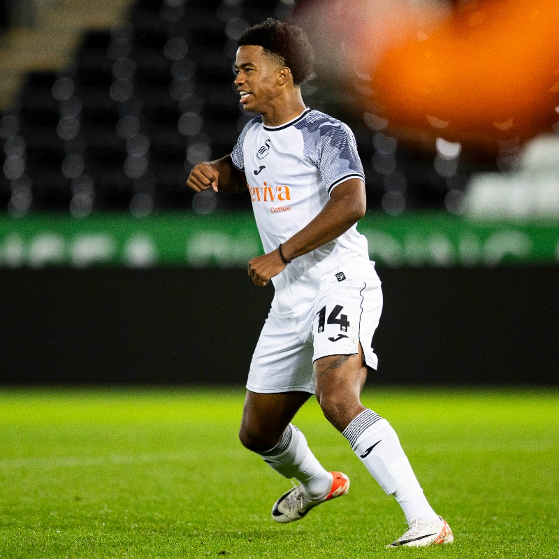 swans_academy's tweet photo. 🗣 "I'm really enjoying my start here. I've been working hard and I want to give the team my all."

@krisfletch2 👊