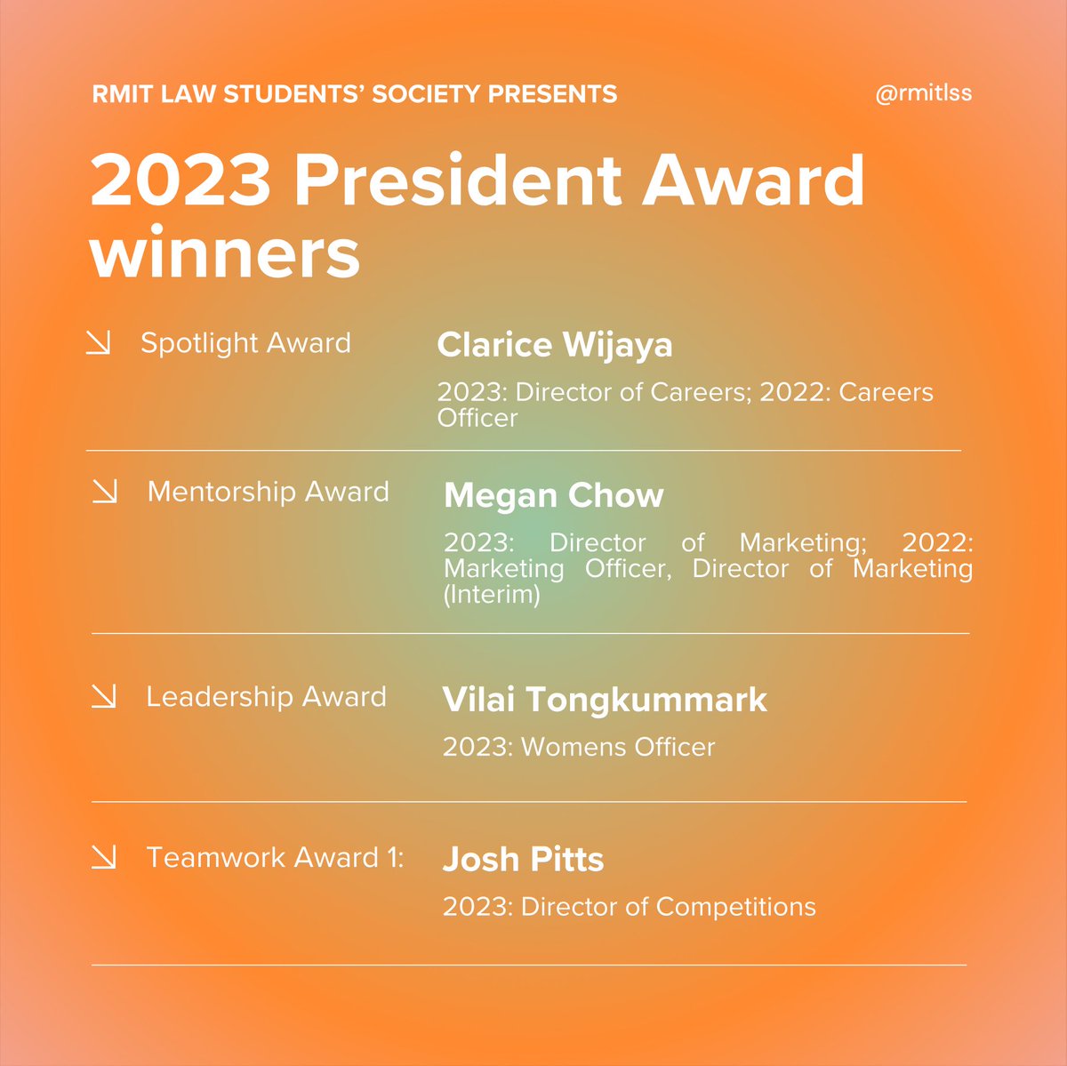 RMIT Law Students' Society tweet media