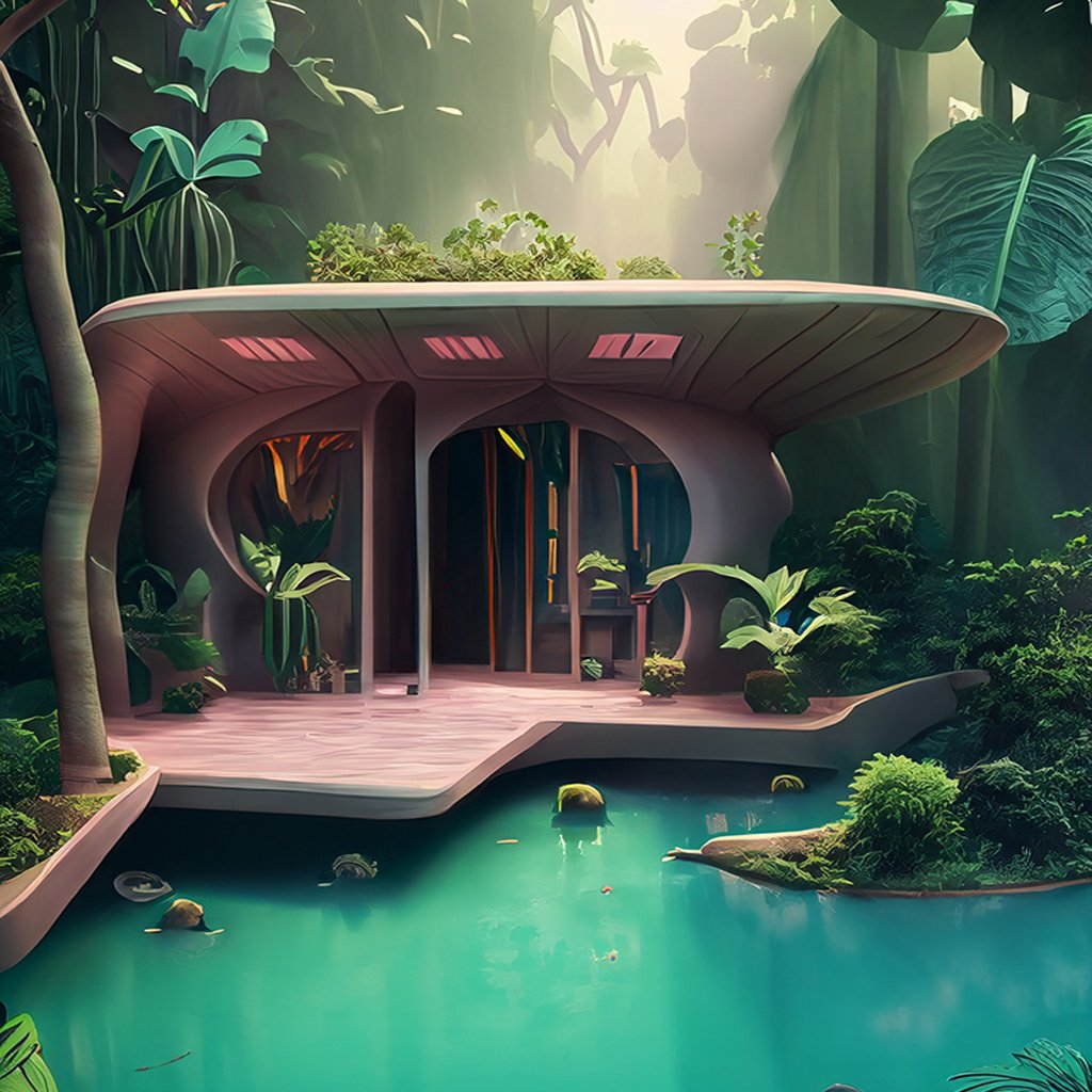 Today No. 21 - 30 of the 'Organic Architecture' designs are listed. Curious about all the designs so far? Take a look at opensea.io/assets/ethereu…  #NFT #NFTCollection #NFTartist  #NFTArts #architecture #AI #blockchain #FolloMe #DigitalArtist #digitalartwork #dutchdesign