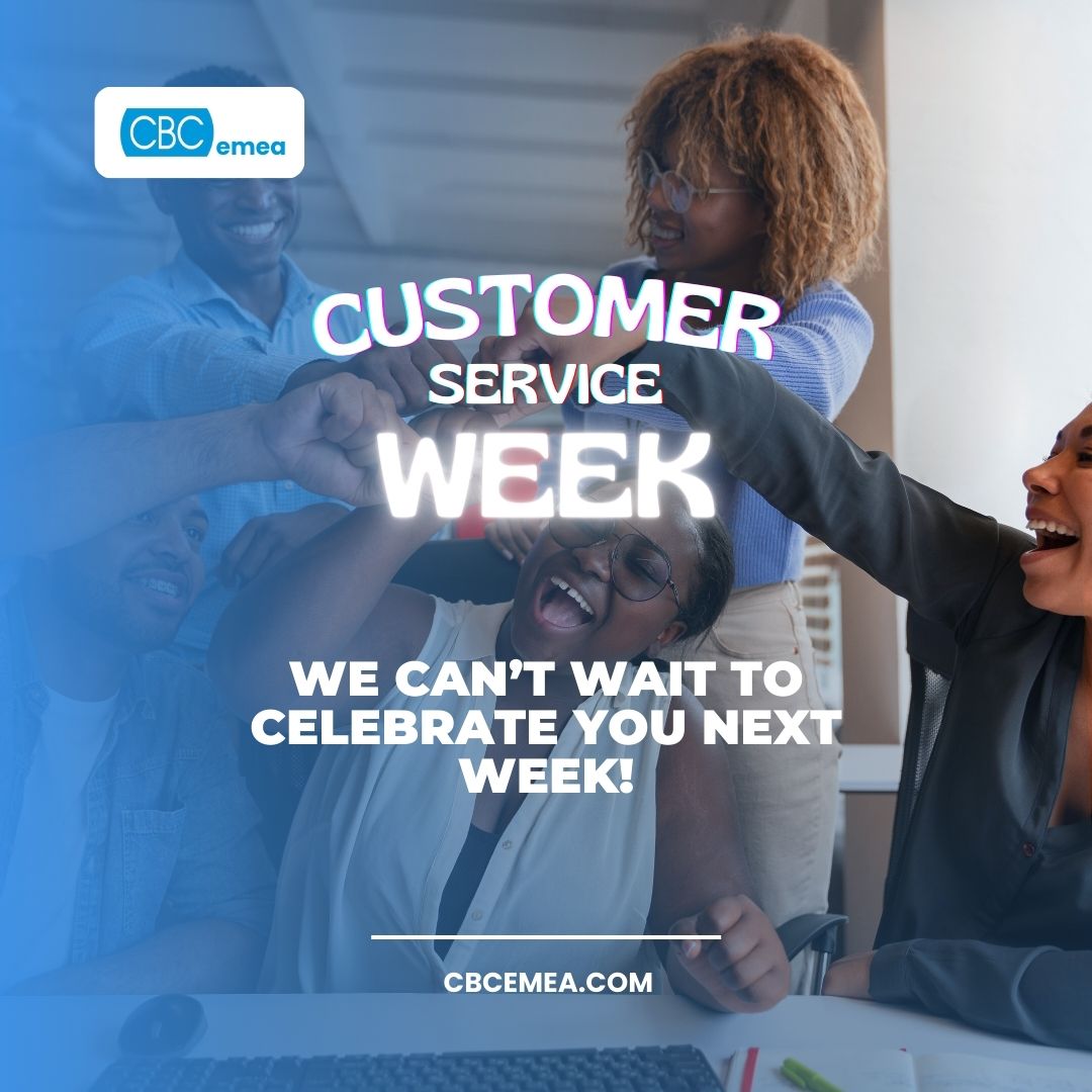 CBCemea's tweet photo. Next week, we're rolling out the red carpet for our favorite stars – YOU, our incredible customers! 🌟
Join us in celebrating Customer Service Week and let's shine a spotlight on the heart of CBC EMEA: YOU! 💙✨
#CustomerServiceWeek #CBCemea https://t.co/EDUiKH5z1W