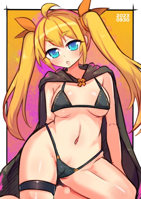 うちのこ落書き週間でシーフ姉妹のエリィちゃんです 