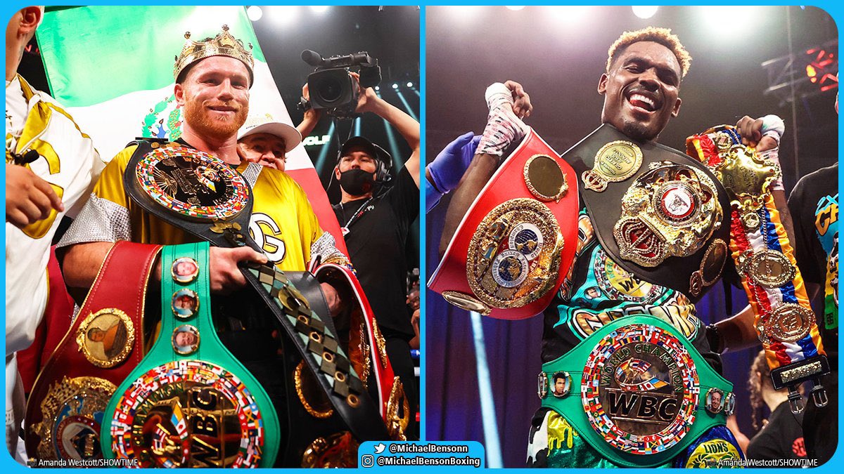 ringmagazine's tweet photo. Canelo Alvarez vs Jermell Charlo.

Undisputed vs Undisputed, tonight. https://t.co/BxiBFbAqmZ