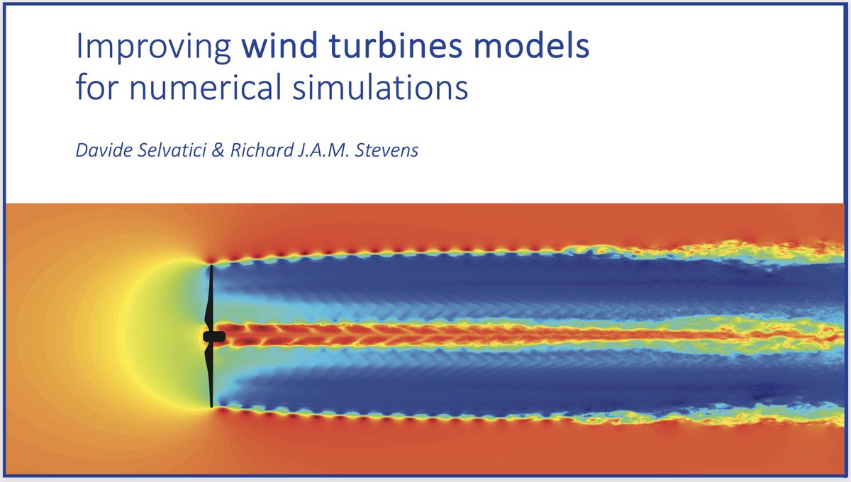 rjamstevens's tweet photo. 🔊✨ Enjoyed the first #POFseminar by @DavideSelvatici from @poftwente at @utwente last Wednesday, discussing our latest research on actuator line modeling for wind turbines.

#FluidMechanics #FluidDynamics #STEM #Physics #WindEnergy #Renewables @PhDvoice @Postdocvoice https://t.co/VSZhve7htE