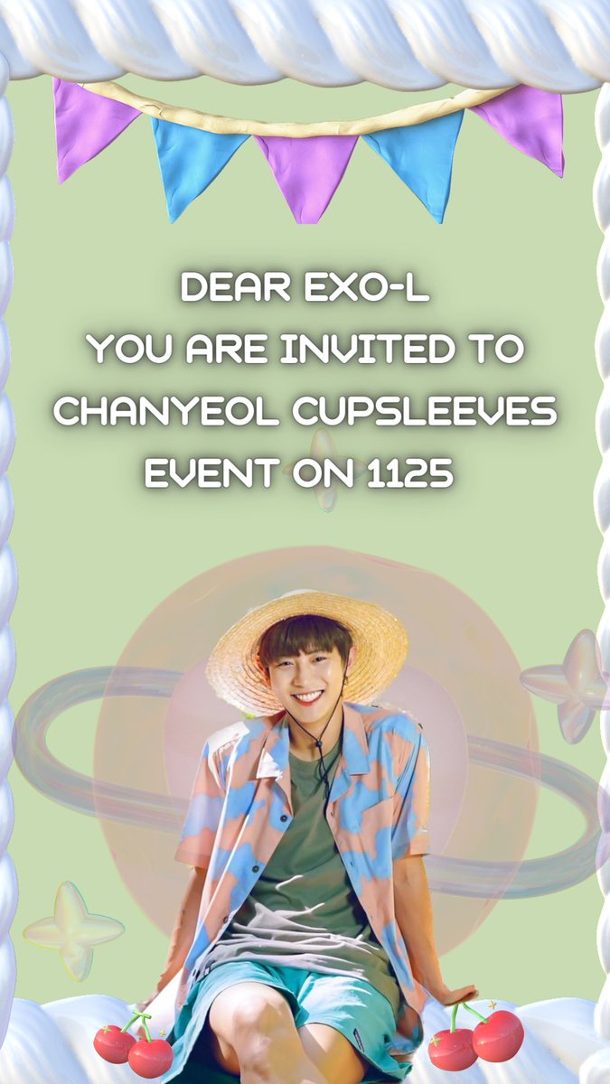 MYuniverse_EXO's tweet photo. CHANYEOL Cupsleeves Birthday Event🍒
📅: 25•11•2023
⏰: 12pm-4pm
📍: Ampersand Cafe , Lot10

Registration Fees: RM5
Registration Close: When slots full

Please Fill in the form 
https://t.co/NK0cBlszcj

#chanyeol #exo #loeypark #HappyCHANYEOLday #CHANYEOLDAYinKL https://t.co/3H78irAoQ2