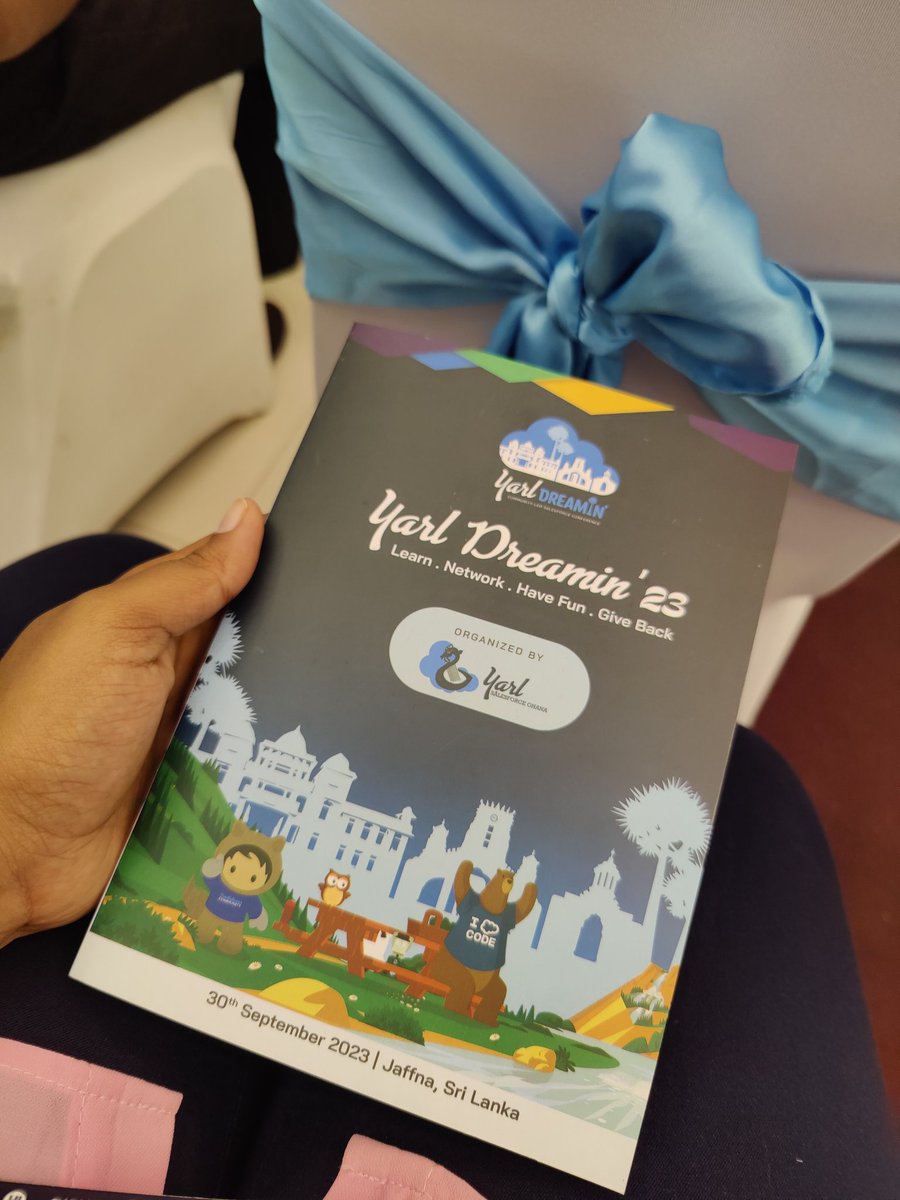 Exiting moment ongoing 🤩
First ever community led salesforce conference in Sri Lanka ☁️🩵
@YarlDreamin @YarlSFO