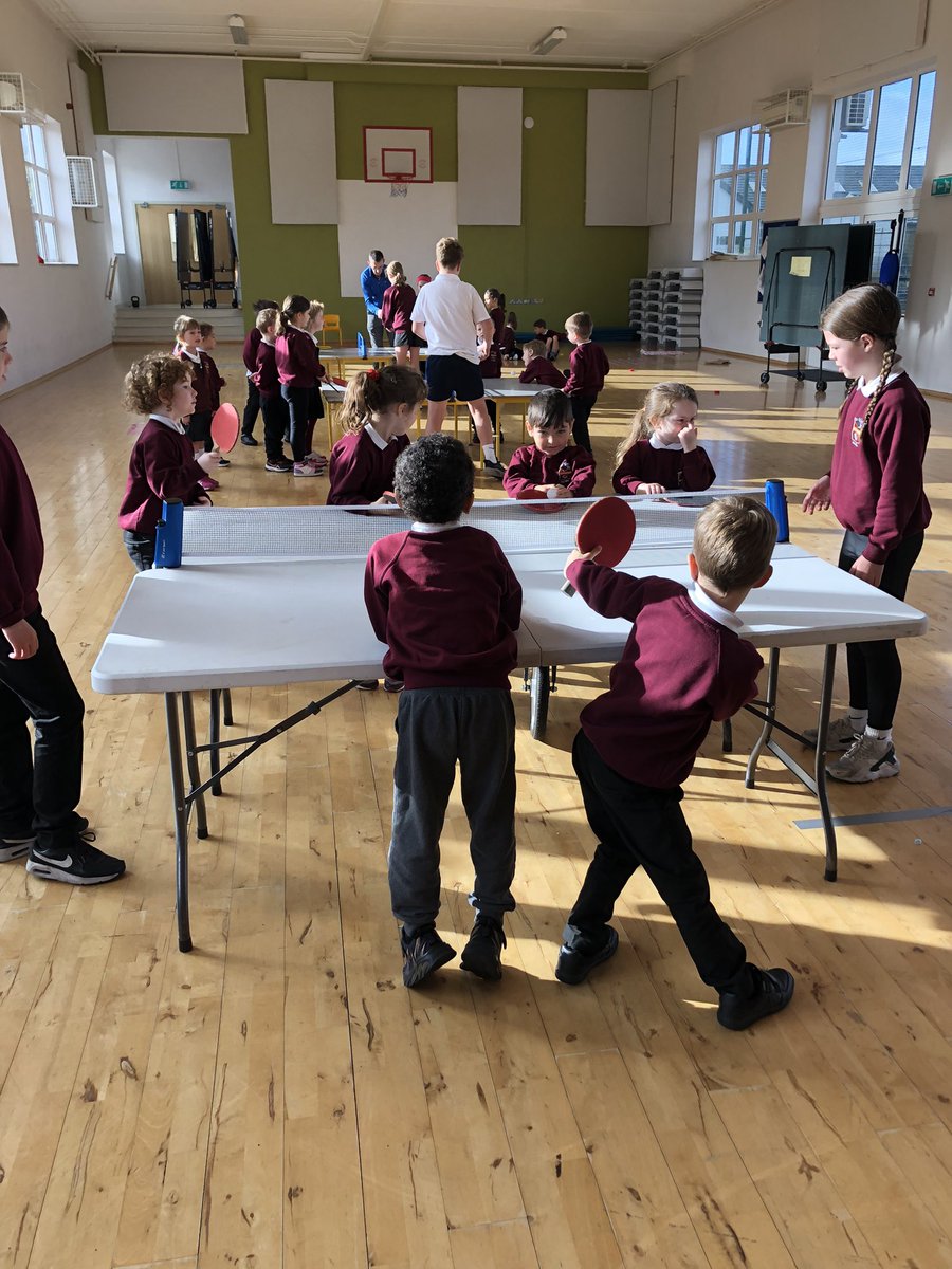 TShalloo's tweet photo. We had such great fun playing table tennis yesterday. Thanks so much to the Active School members for helping us @ActiveFlag @TableTennisIRE https://t.co/dYxkKYMv12
