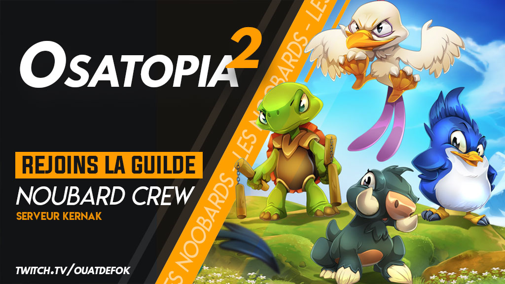 Ouatdefok's tweet photo. Double GOOD double TOUT pour ce Week-End c'est maintenant sur #Dofus #Osatopia2 #Osatopia #noobard

https://t.co/Toa5dCp6xy https://t.co/JgRbLK2Zio