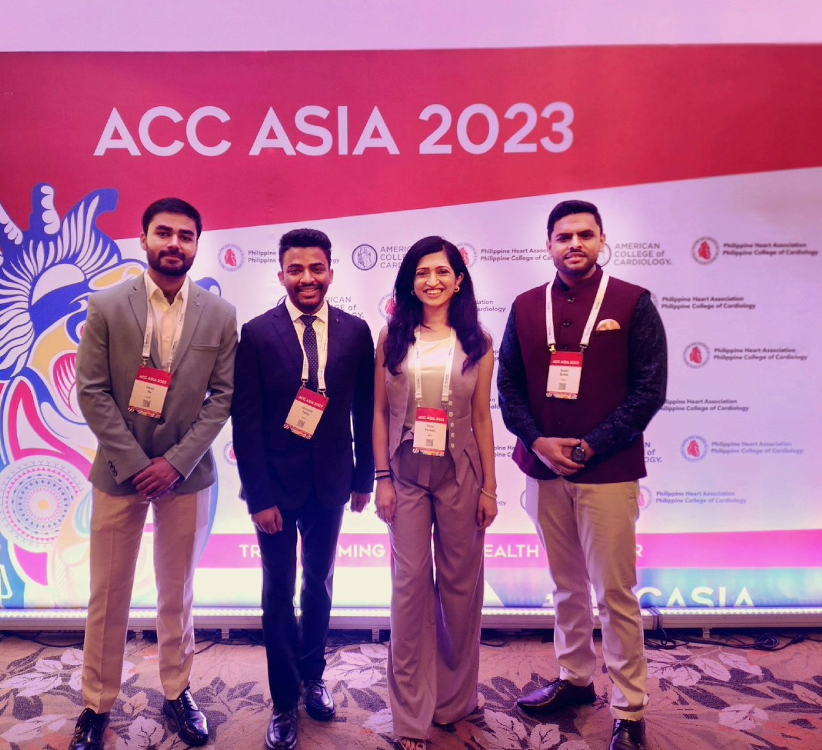 abymbbs's tweet photo. ACC Asia: Two incredible days of networking, insightful presentations, and learning from cardiology leaders. As one of the few medical students here, it's been an amazing experience! #ACCAsia 

@ACCinTouch @purviparwani @NiloofarJavadi @drsushilsaini13 @22harsh9 https://t.co/NvYbN8ecMI