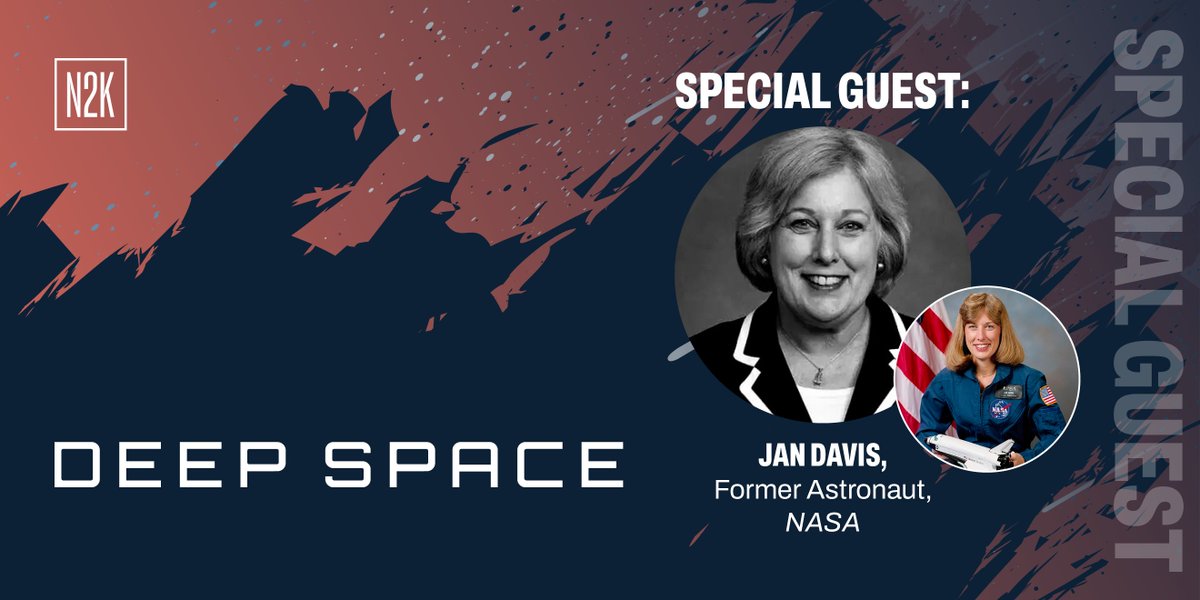 Join @mvarmazis for a Deep Space chat with former <a href="/NASA/">NASA</a> Astronaut Jan Davis on her new book and encouraging women in #STEM. hubs.li/Q023SzfV0 #Space #SpacePodcast #Podcast #Astronaut #SpaceForAll #NewSpace #NewsToKnowledge