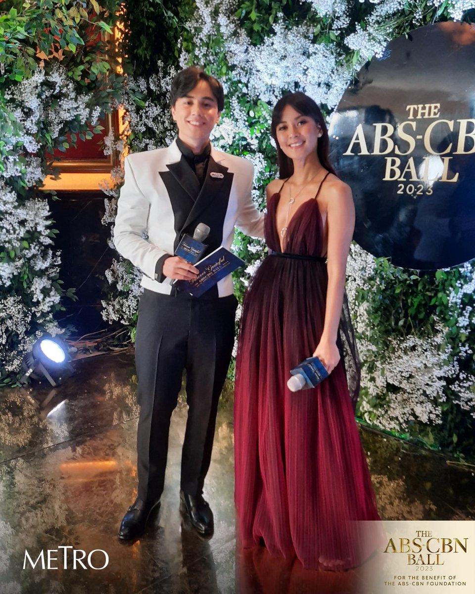 metrochannelph's tweet photo. Our enchanting #ABSCBNBall2023 hosts, #BiancaGonzalez and #EdwardBarber are setting the tone for a night of gratitude!

Watch the red carpet special, NOW LIVE on #MetroChannel:
SKY - CH 52 (SD) and CH 174 (HD)
Cignal - CH 69
G Sat Direct TV - CH 70 

#MetroxABSCBNBall2023 https://t.co/SW2v6dF2n0