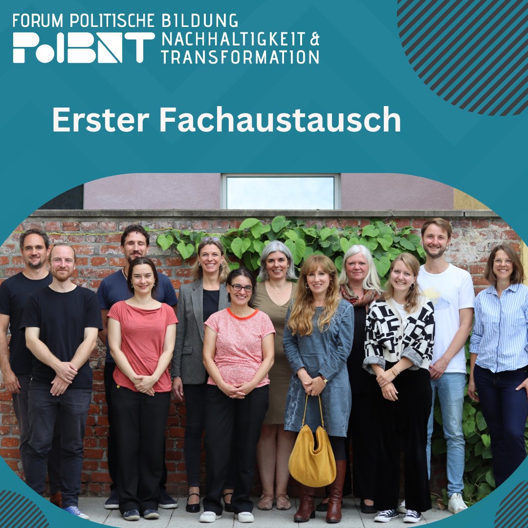 Wir haben uns zum 1. Fachaustausch als Forum #PolBNT getroffen, gefördert &amp; unterstützt durch die <a href="/umweltstiftung/">DBU</a>!
Es waren 2 volle Tage mit anregenden Impulsen, spannenden Diskussionen, Vernetzung &amp; Austausch zu den Themen #politischeBildung, #Nachhaltigkeit &amp; #Transformation.