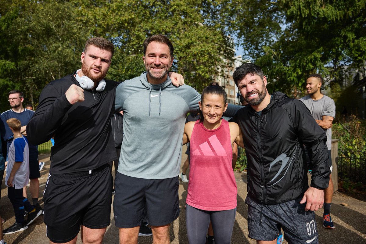 Hyde Park takeover 🔥 

Massive thanks to all involved in the #FightDay5k 🏃‍♂️

#OpetaiaThompson next on <a href="/DAZNBoxing/">DAZN Boxing</a> ⏳