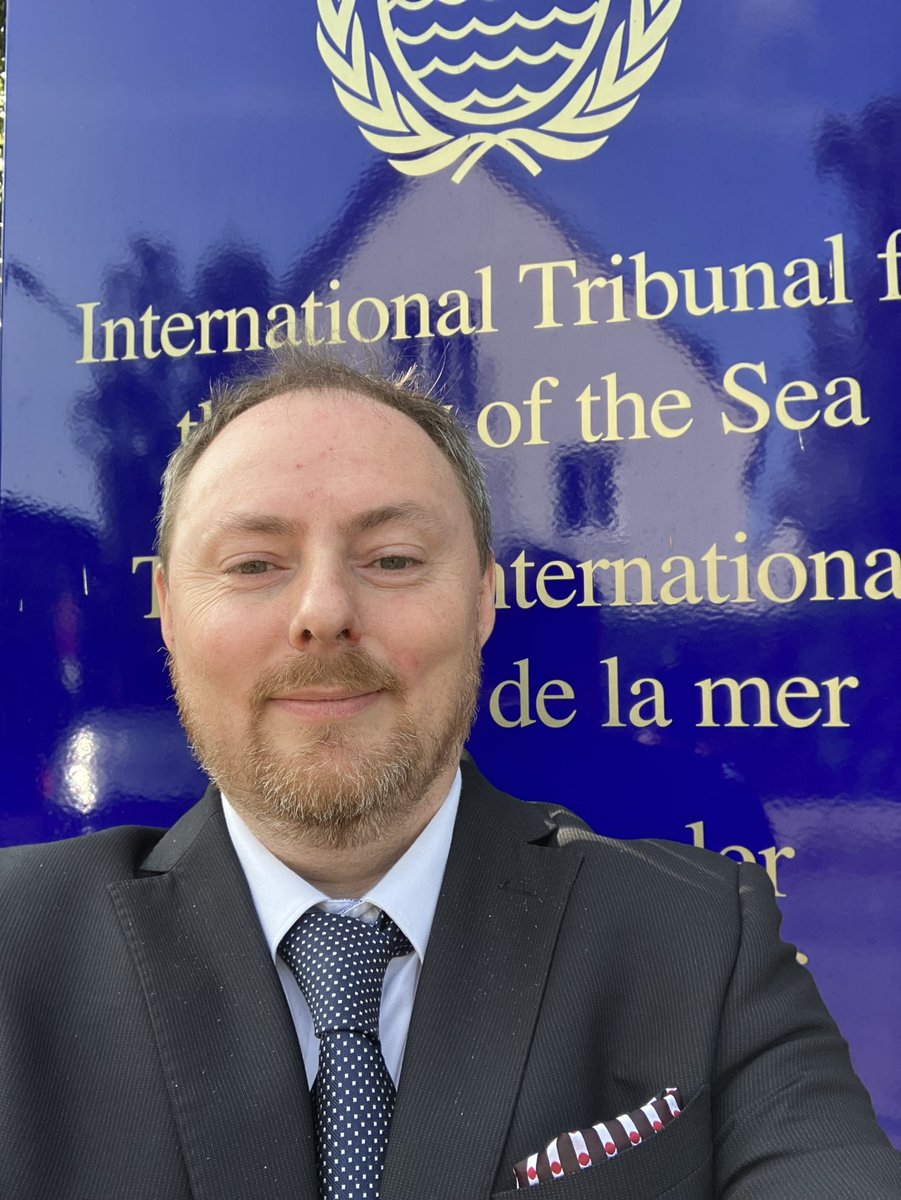 Slightly different office this morning! Thank you to <a href="/iflos_org/">International Foundation for the Law of the Sea</a> for the opportunity to participate at the terrific event today on Human Rights at Sea. Super speakers and I learned a lot, and always lovely to see friends and fellow law of the sea geeks!