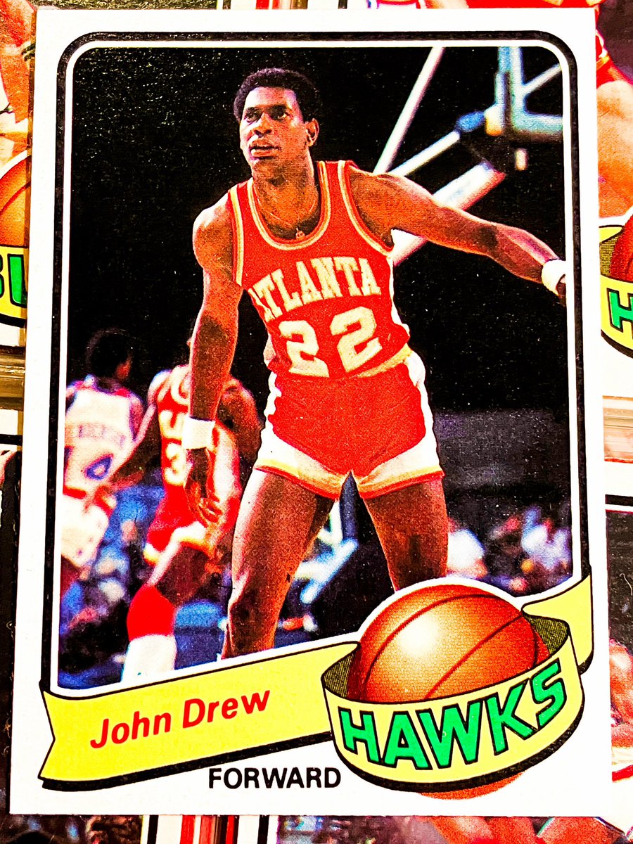 MEGAMIxxKURO's tweet photo. #ダグバックの毎日がお宝DAY 【42】
9/30生 #JohnDrew
1979-80 Topps #118
@ATLHawks #TrueToAtlanta https://t.co/6UtL1XKmqj