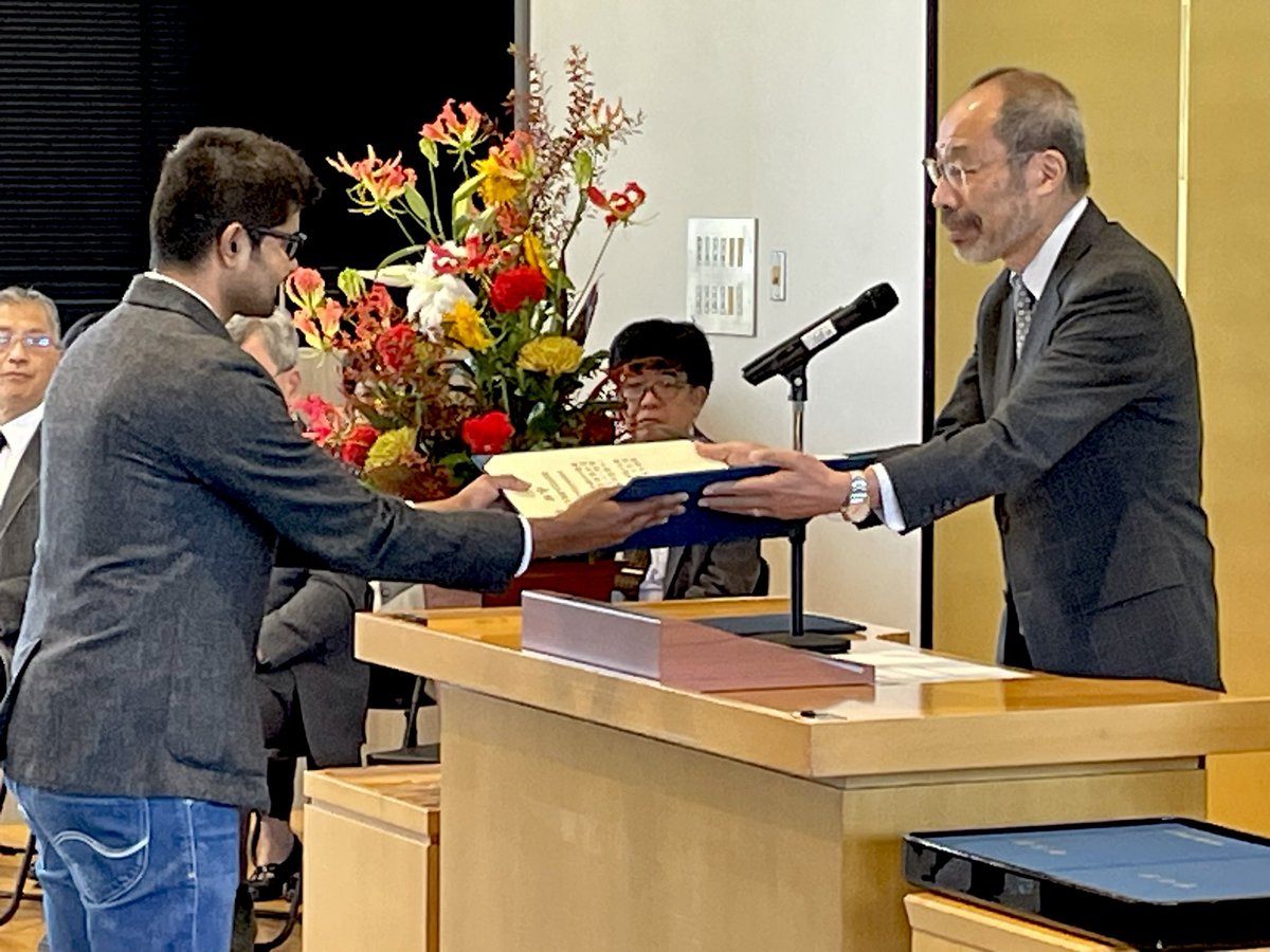 harshasshekar's tweet photo. Thrilled to share that I've officially become Dr. Harsha Somashekar! 🎓

Yesterday marked my Ph.D. Graduation Ceremony, where I was also honored to receive the SOKENDAI Award for my research at the Graduate University for Advanced Studies (SOKENDAI) from the University President! https://t.co/wxdRmLzTZ2