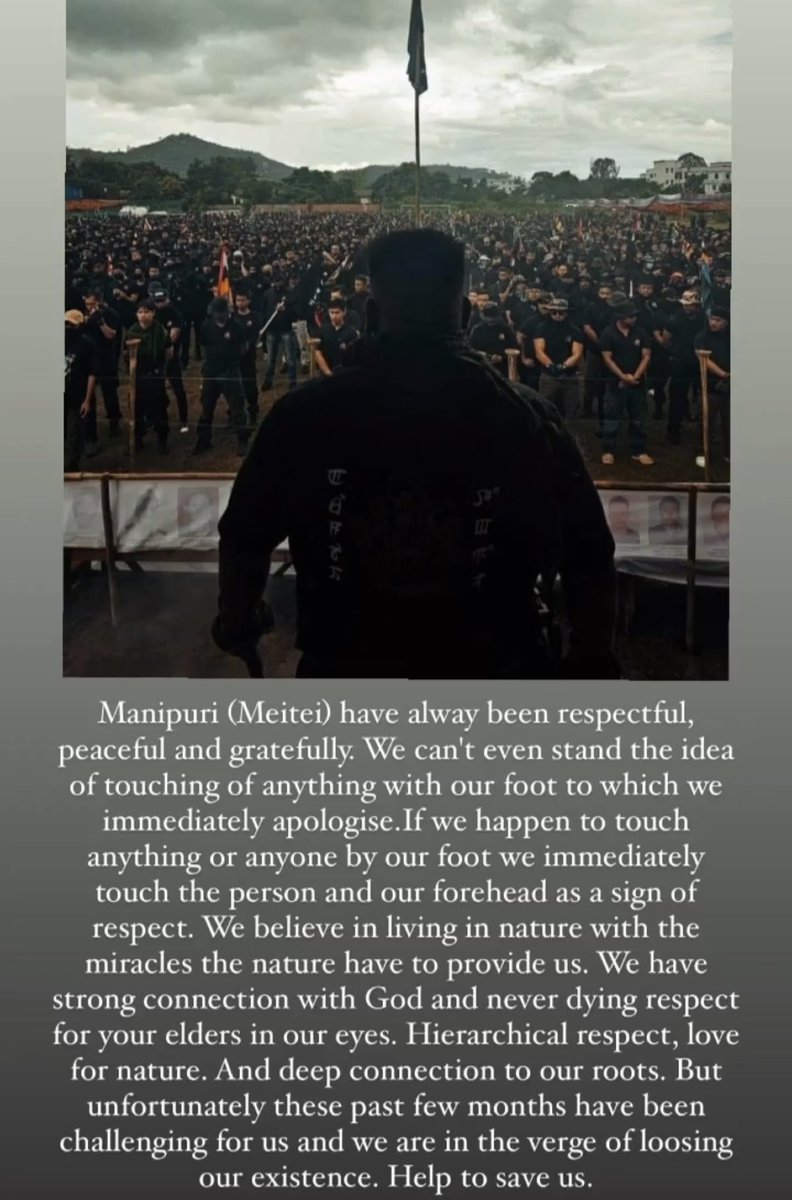 jeremy_sinjinN's tweet photo. #savemeitei #SaveManipur #SaveMeiteiFromKuki https://t.co/MWYo0EQOgn
