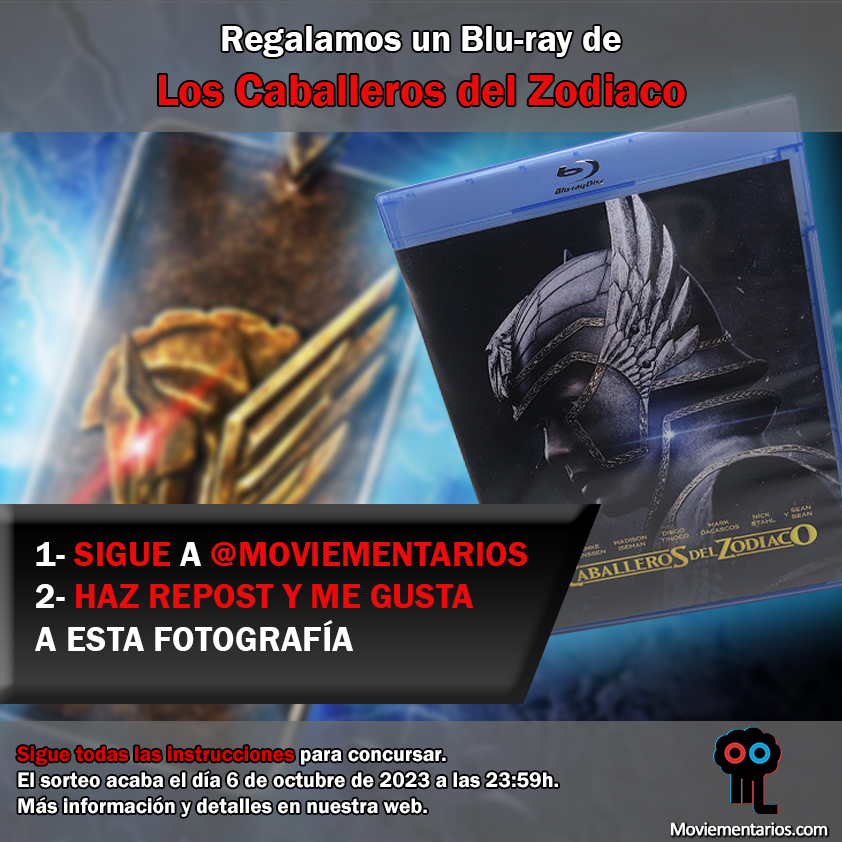moviementarios's tweet photo. Regalamos un #Bluray del live action de #LosCaballerosDelZodiaco que nos ha brindado @ArviAtuservicio
Para participar:
➡️ Sigue a @Moviementarios
🔃 Haz Repost y ♥️ me gusta a la fotografía

#pelis #sorteo #KnightsOfTheZodiac #acciónreal #liveaction #manga #anime #SaintSeiya https://t.co/UwiJzCHy0A