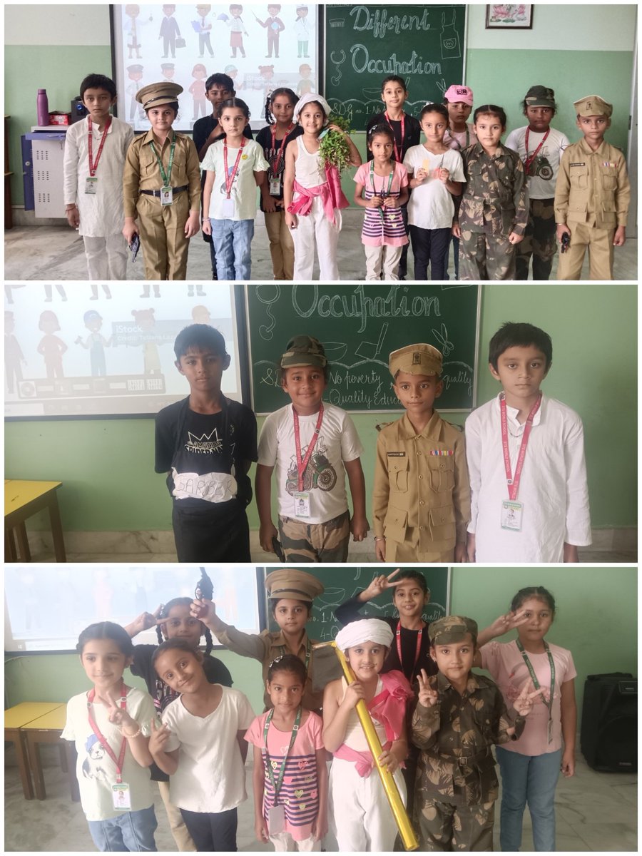 Different types of occupation
Activity conducted by grade I <a href="/STSWSRAJGOMAL/">S.T.S. World School (Official)</a> . Students dressed up as community helpers and told the importance of themselves
<a href="/JuanaTech/">Juana Technologies</a> <a href="/MicrosoftEDU/">Microsoft Education</a> <a href="/MicrosoftTeams/">Microsoft Teams</a> <a href="/sweetysehjal/">sweety sehjal</a> <a href="/Prabhjo60556013/">Prabhjot Gill</a>