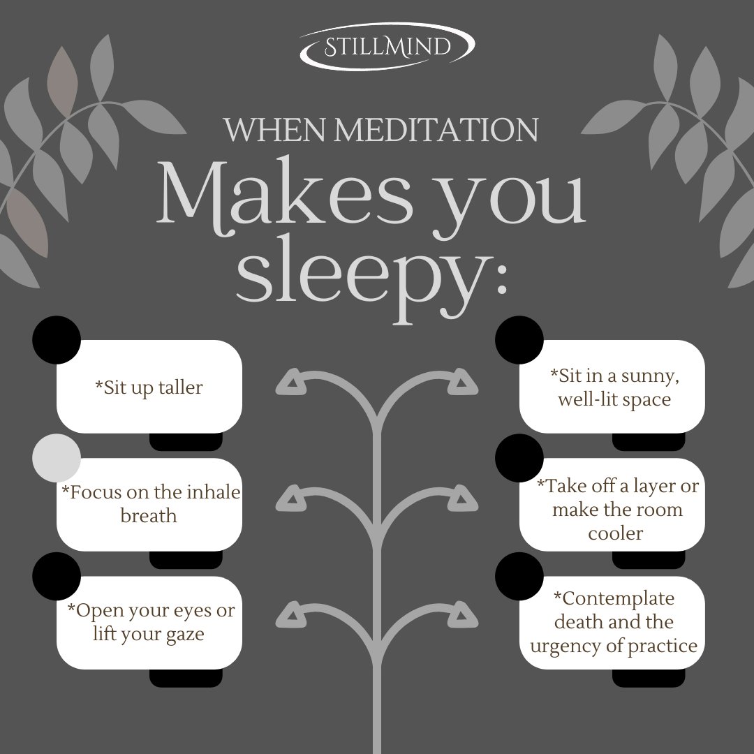 StillMind5's tweet photo. Some tips on what to do if you feel sleepy when you meditate #meditation https://t.co/oMv00gQD9Y