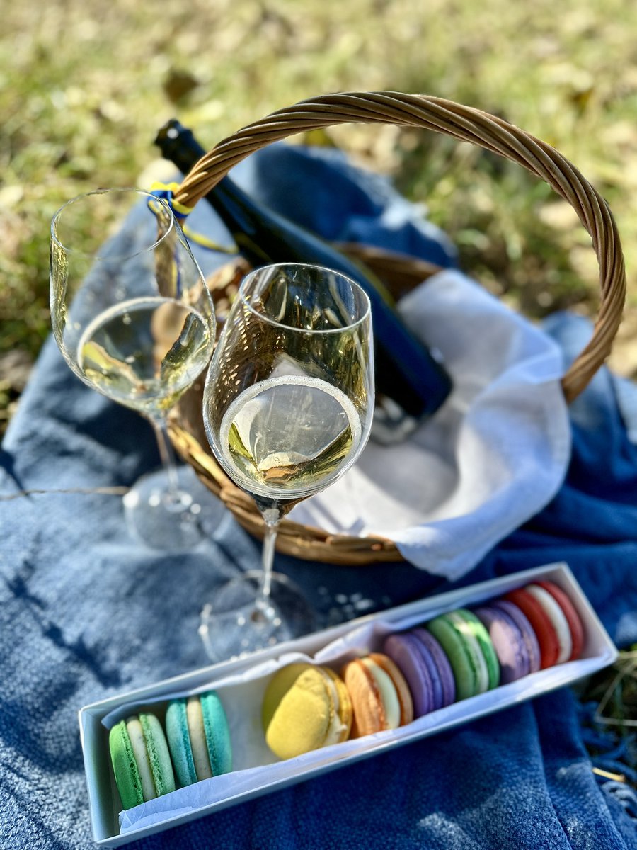 the_heartofwine's tweet image. Пофоткали макаруни та українські ігристі на тлі цієї осені. Неповірите, добре охолоджене ігристе, може бути й рожеве прекасно йдуть з макарунами. Але, є універсальне правило: вино – це емоція, смакує воно тоді, коли є бажання його скуштувати, тому... ловість свою емоцію.