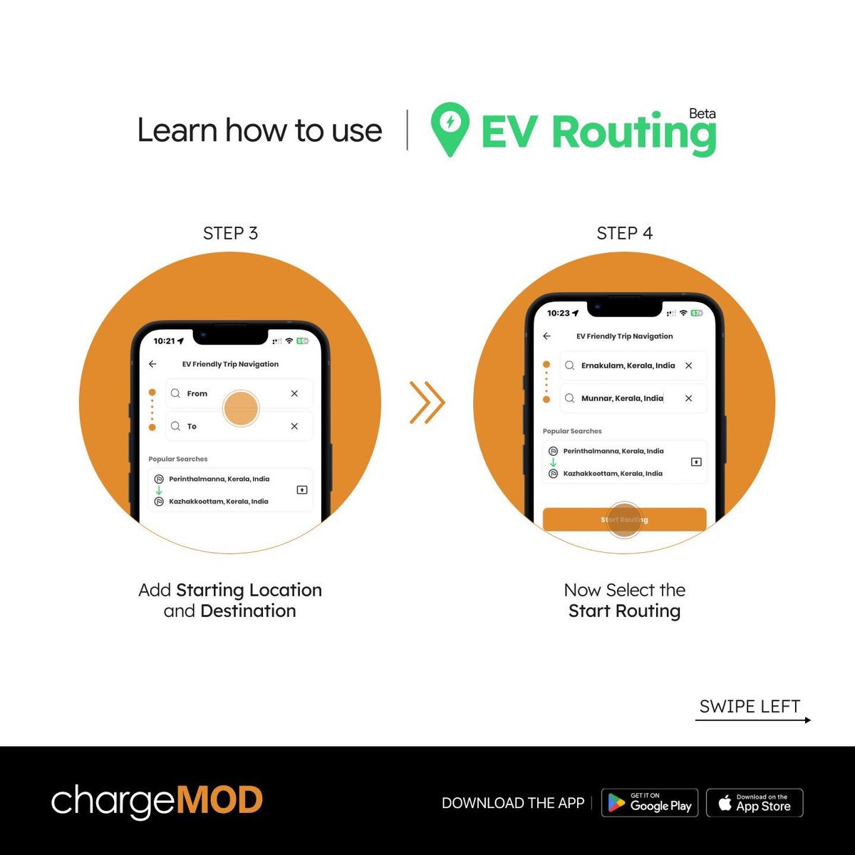 ChargeMod's tweet photo. Super excited to announce the latest update to #chargeMOD app: EV Routing! 🗺️ 

Now, plan your electric journeys with ease. Get real-time charging station info, optimize routes, and save energy. Say goodbye to range anxiety! ⚡🌍

Download now: https://t.co/C5ZFI0aC7I https://t.co/V4oGBZKS5V