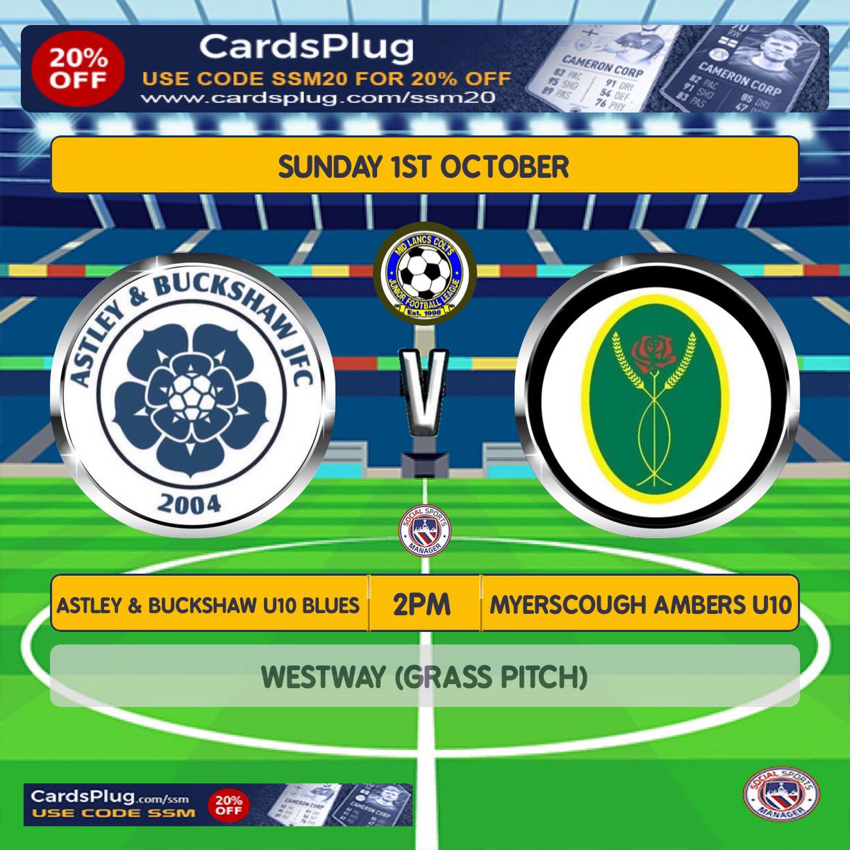 astley_8's tweet photo. So tomorrow’s game will see us take on Myerscough Ambers in a slightly later kick off @ 2pm, looking forward to a good game or football https://t.co/SXCFpzSpo0