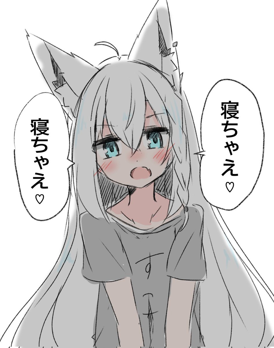 安定の白上率です #今月描いた絵を晒そう