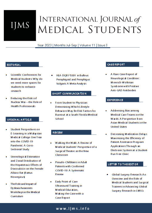 International Journal of Medical Students (@theijms) on Twitter photo It is our pleasure to share the #latest issue of the International Journal of Medical Students (IJMS).
ijms.info/IJMS/issue/vie…
#research #medical #students It is our pleasure to share the #latest issue of the International Journal of Medical Students (IJMS).
ijms.info/IJMS/issue/vie…
#research #medical #students