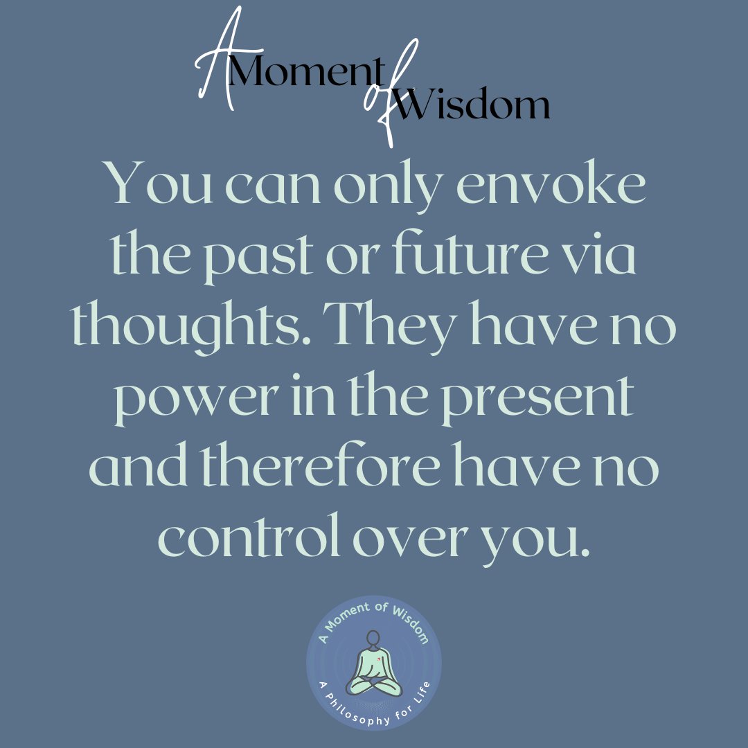 So don't hand the control over to them.

#PresentMomentPower
#MindOverTime
#PastAndFutureThoughts
#EmbraceThePresent
#ThoughtsAndControl
#TimelessWisdom
#LivingInTheNow
#TemporalFreedom
#ConsciousTimeTravel
#MindfulExistence
#EternalPresent
#TimelessEmpowerment