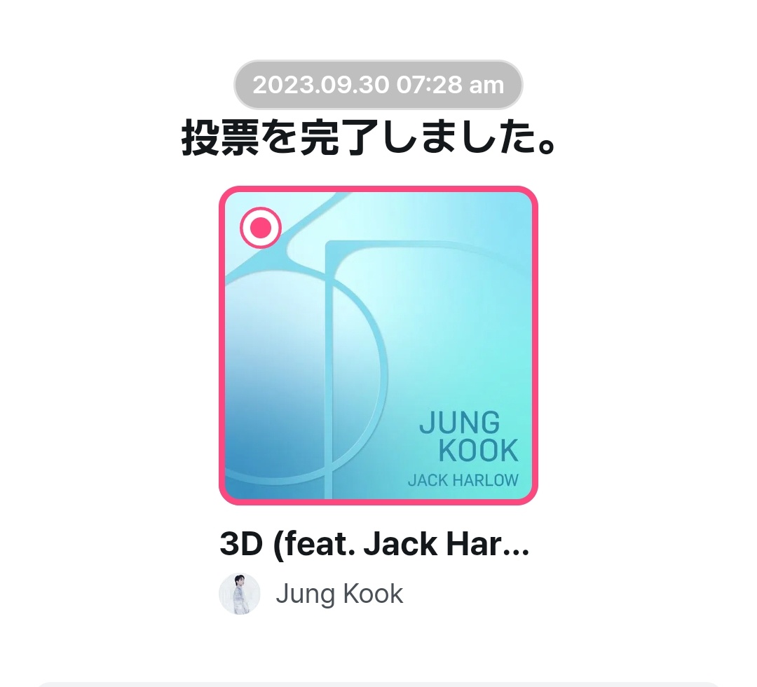SaCcHyCo's tweet photo. ✨ჱ̒˶ｰ̀֊ｰ́ )

#3DOutNow
#3D_Jungkook
#3DbyJungkookOutNow
3DBYJKISHERE https://t.co/U8LZIzdcQq