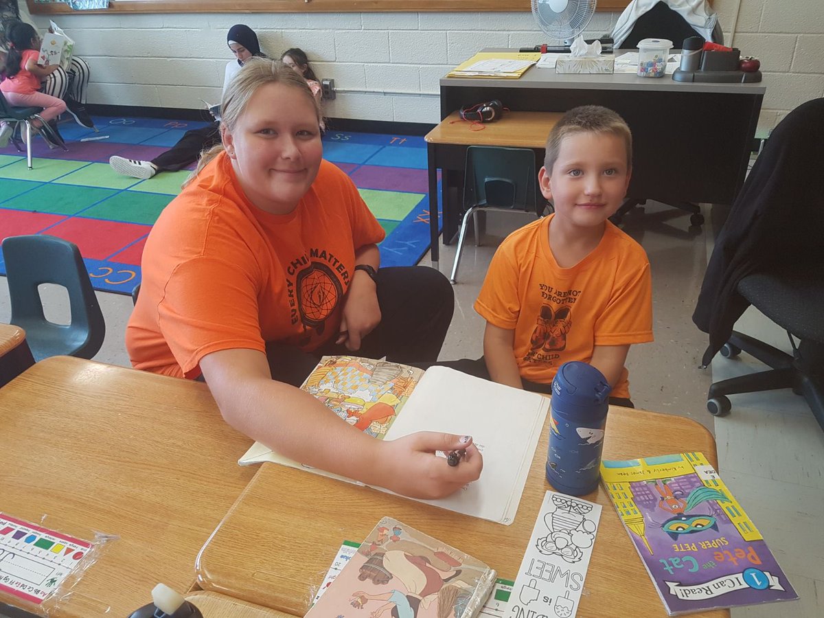 JAMMustangs's tweet photo. We wear #OrangeShirts to honor and remember the Indigenous children who were sent to residential schools. Let's stand together for reconciliation, education, and healing. #EveryChildMatters https://t.co/Js5ZbGLh3g