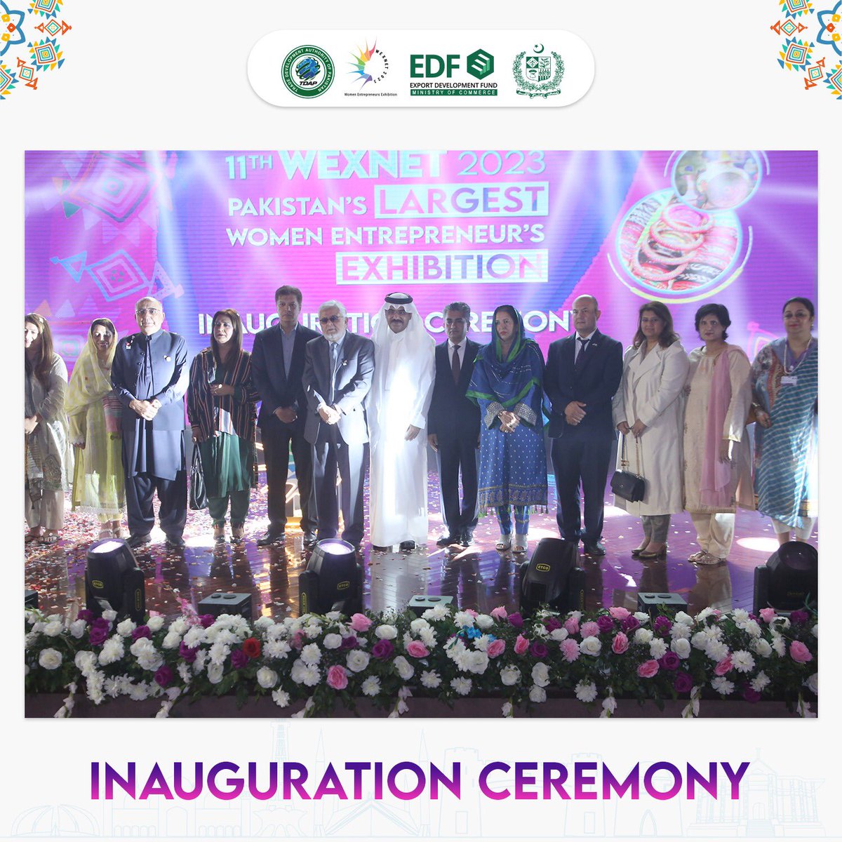Echo_Of_Crypto's tweet photo. inauguration of WEXNET 2023, the biggest women entrepreneur's exhibition, at Expo Center Lahore! Mr. Zubair Motiwala, Chief Executive, lit up the event with his presence. Let's celebrate women in business!
#Wexnet2023
@official_tdap
@tdapwexnet #lahoreexpo https://t.co/dvBaXaxwLf