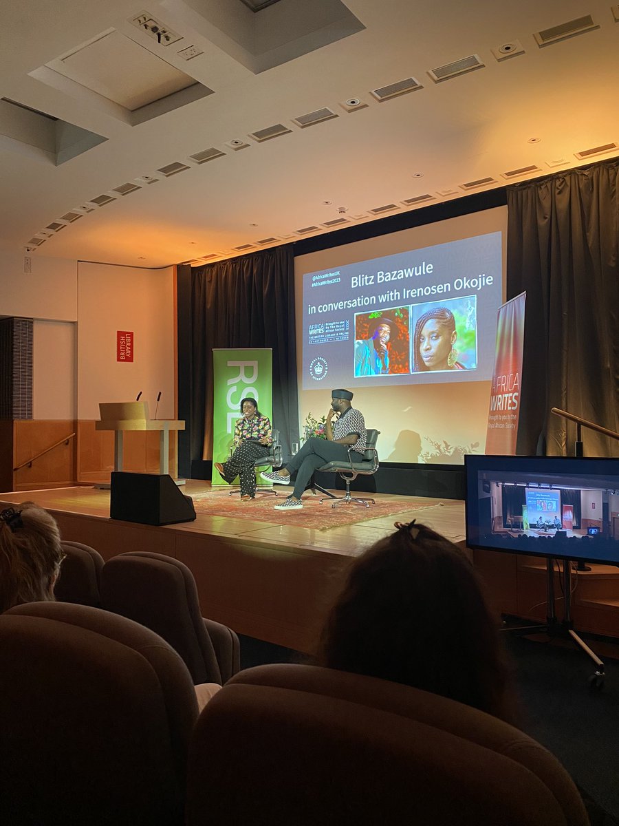 OyokoThe's tweet photo. Thank you @AfricaWritesUK @BlitzAmbassador for such a great evening at @britishlibrary yesterday. It was very inspiring to hear your story 🤍 https://t.co/MOUl9DBTrq