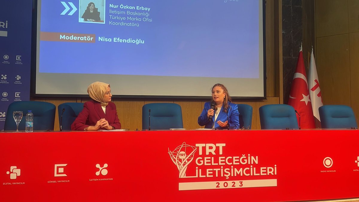 nurozkanerbay's tweet photo. @Turkmarkaofisi olarak bugün @TRTKurumsal ev sahipliğinde ve organizasyonunda düzenlenen #Geleceğinİletişimcileri programı kapsamında gençlerimize “Türkiye Yüzyılı’nda Türkiye Markası”nı anlattık 🇹🇷🇹🇷🇹🇷 Türkiye Yüzyılı’nı olduğu gibi Türkiye Markası’nı da gençlerimizle inşa edeceğiz. 💪