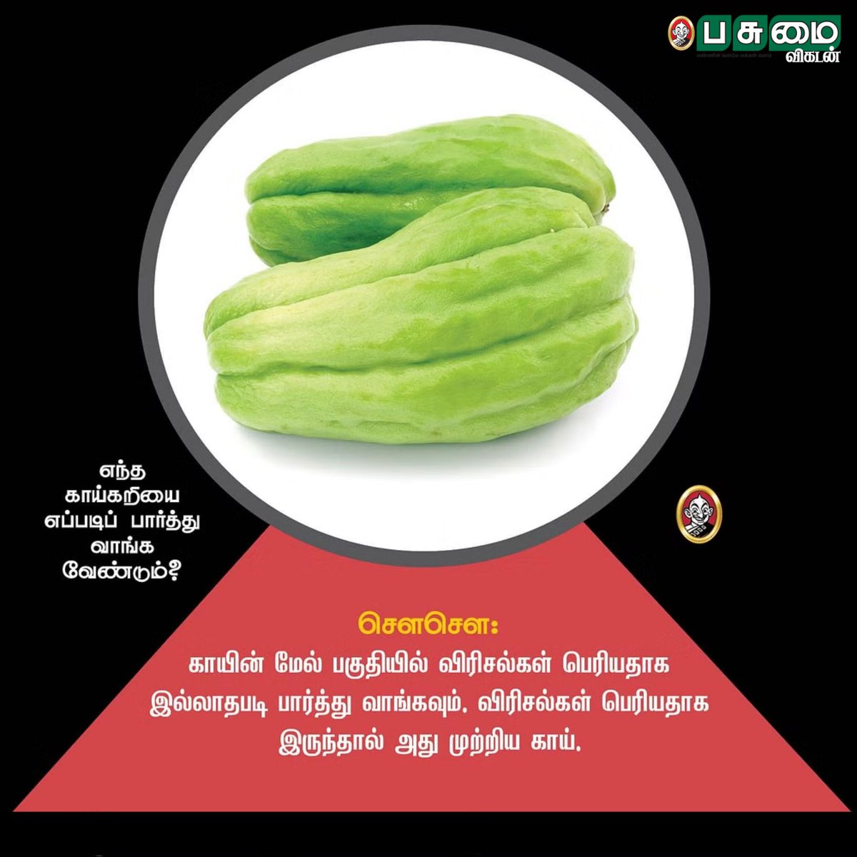 PasumaiVikatan's tweet photo. எந்த காய்கறியை எப்படிப் பார்த்து வாங்க வேண்டும்?

#Vegetable #Nature #Organic #OrganicVegetables #Pasumaivikatan https://t.co/hwgZwaQQG4