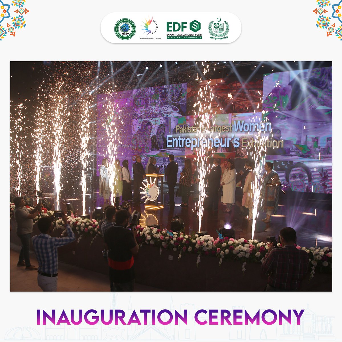 AqeelPSP's tweet photo. What a spectacular start to WEXNET 2023! The largest-ever women entrepreneur's exhibition was inaugurated at Expo Center Lahore by Chief Executive, Mr. Zubair Motiwala. The colorful ceremony set the stage for an amazing showcase of talent and creativity.
#Wexnet2023 https://t.co/1Dou0XGTiP