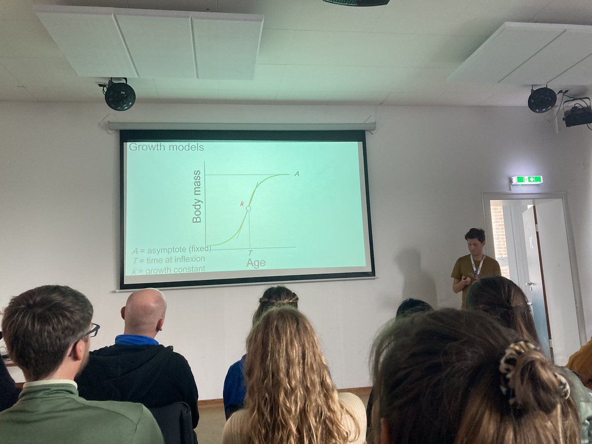 Thomas Lameris presenting the first results of their collaborative project at @WaderStudy conference #IWSG2023