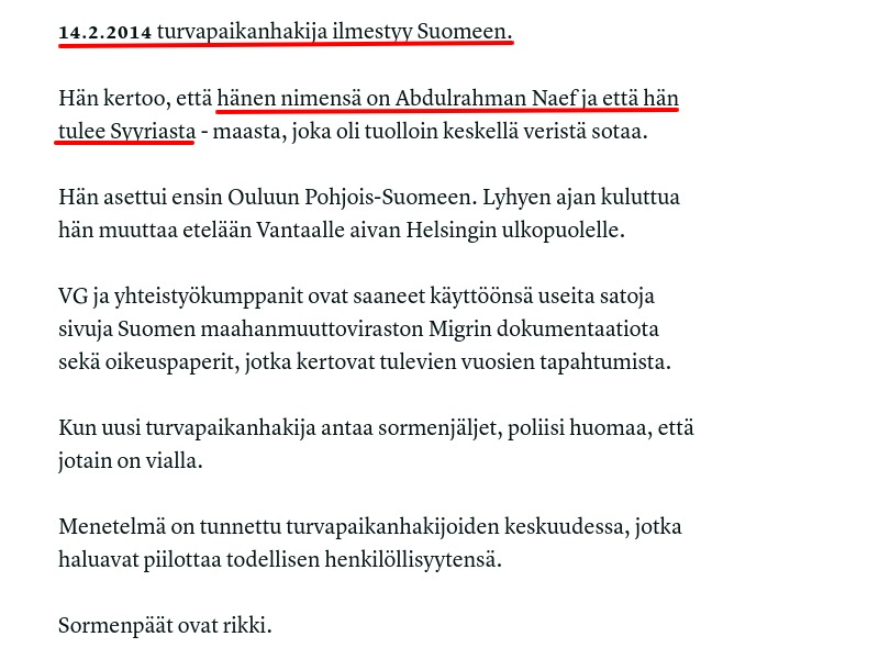Alastontotuus's tweet photo. *1998 turvapaikka Norjasta ("Osman")
*kolme tytärtä norjalaisen vaimon kanssa
*2004 murhauta vaimo Irakissa
*2005 kuolemantuomio Irakissa
*2012 pakene vankilasta
*2014 turvapaikka Suomesta ("Abdulrahman")
*2017 Supo:uhka turvallisuudelle
*2023 yhä Suomessa
https://t.co/WwSUHW9QkL https://t.co/C9m6QdPrDu