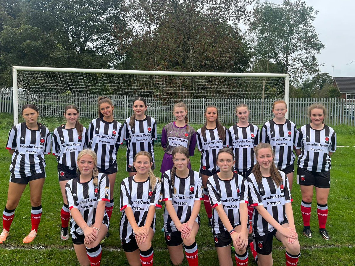chorleyfc's tweet photo. Good luck to our @ChorleyFcGirls who take on Crompton today in a seeding game in their all-new kit on FA #PlaySafe weekend 🙌🏻 https://t.co/d0LkfMNlxh