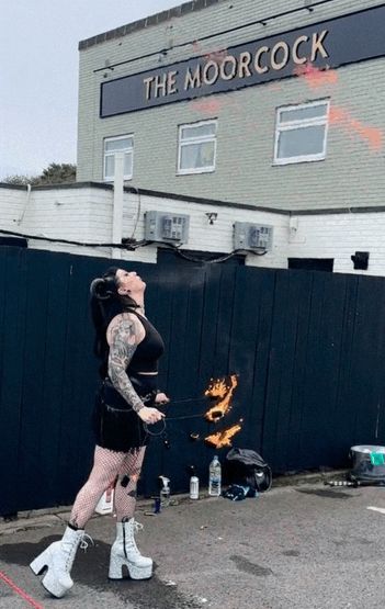 RSACCdarlo's tweet image. We’re having a great time in #Peterlee with the Persephone Sisters family fun day. We’ve even got fire eaters supporting us! Remember if you want to raise money for us, everything you donate Oct 11-18 is doubled through the @BigGive portal.