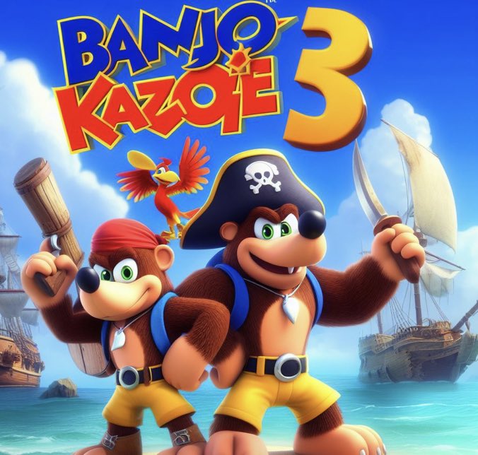 BringBackBanjoK's tweet image. Holy shit this is exactly what Banjo Threeie needs to be.