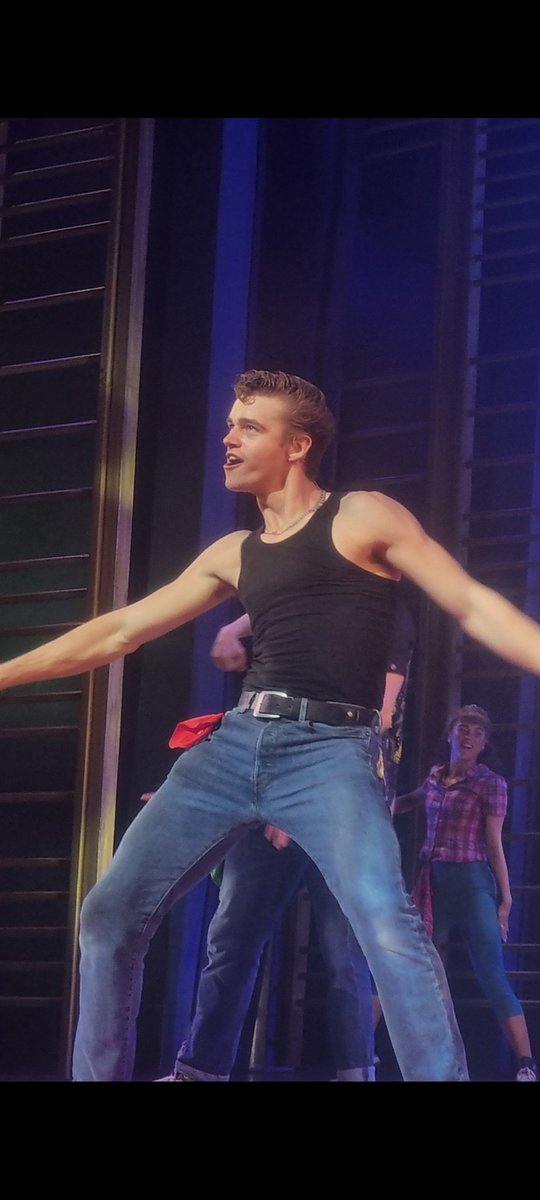 gemlondon's tweet photo. Late posting this but brilliant night at @GREASEWestEnd on Thursday! @JDonOfficial was amazing as always! Particularly like the pic I caught of @danpartridge1 🤣 plus another Jason 'BeReal' 😄 https://t.co/YWGdbforX6