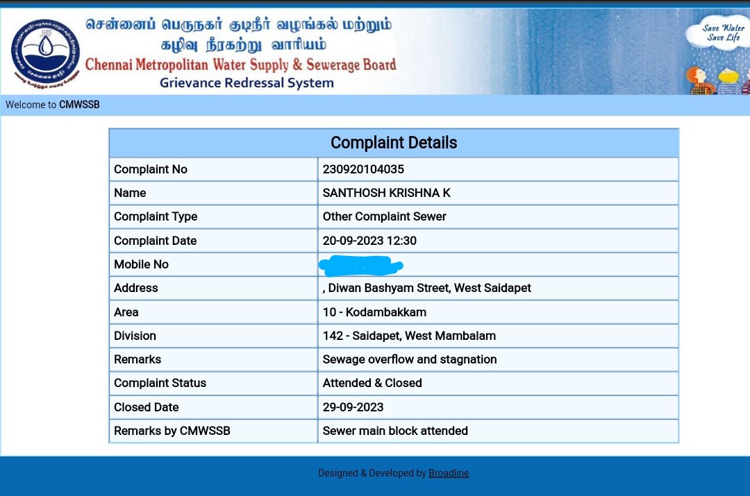 SanthoshKrish_'s tweet photo. @chennaicorp @CHN_Metro_Water problem was not solved but complaint closed. Kindly do the needful 🙏 https://t.co/KQAyZSIgGo
