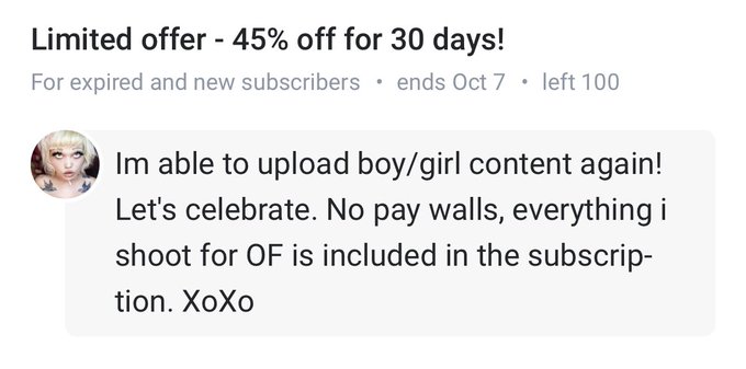 Onlyfans finally approved me to start uploading all my boy/girl vids! Im gonna start posting the stuff<a href="/tag/discount"class="tags"><span>#discount</span></a><a href="/tag/fetishdoll"class="tags"><span>#fetishdoll</span></a><a href="/tag/content"class="tags"><span>#content</span></a>