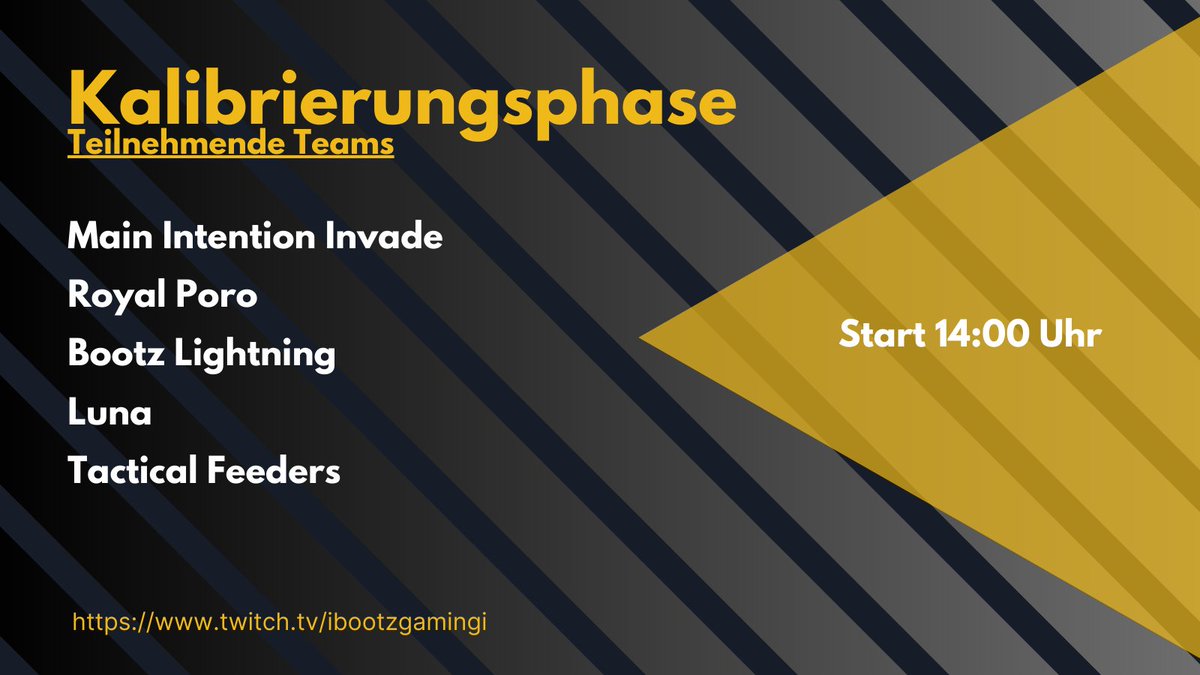 bootzgaming_gg's tweet photo. 🚨Kalibrierungsphase @PrimeLeague 🚨

Heute startet die #kalibrierungsphase für den #Wintersplit2023 der @PrimeLeague!

Es nehmen 5 unserer #Bootz Teams teil:

- Royal Poro
- Bootz Lightning
- Luna
- Tactical Feeders
- Main Intention Invade

Wir wünschen jedem Team viel Erfolg! https://t.co/urfoHLjnZ8