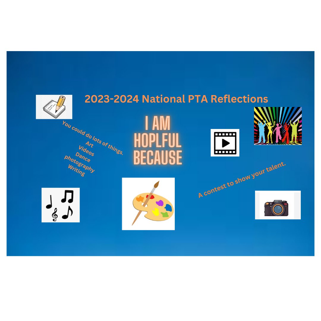 Our P.R.I.D.E Ambassador, Matthew R., is showing off his artistic ability to promote this year's PTA Reflection theme, "I am hopeful because..." Deadline for entries is November 3rd.  Look for details on the Lincoln PTA website