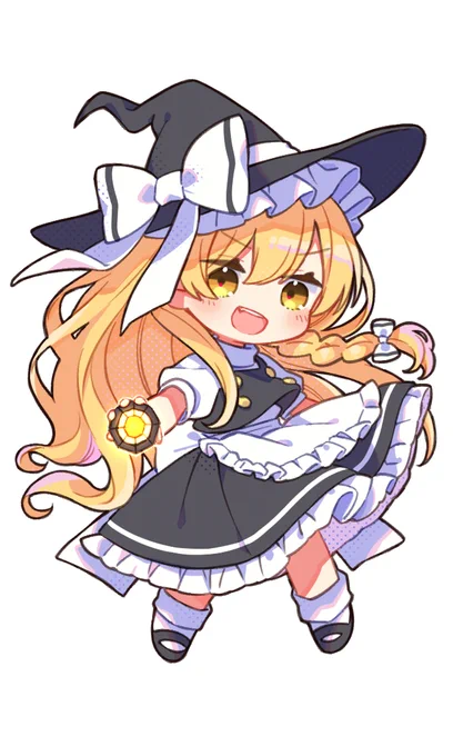 魔理沙描いてみたのぜ～#例大祭回遊遊戯イラコン 